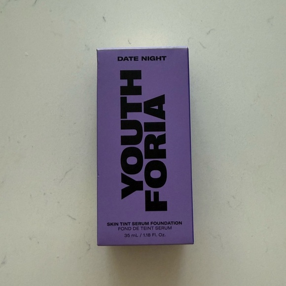 Youthforia Date Night Skin Tint Serum Foundation 390 Med/Deep Neutral Warm Under - Picture 3 of 10